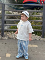 Cloud White Stripe Set