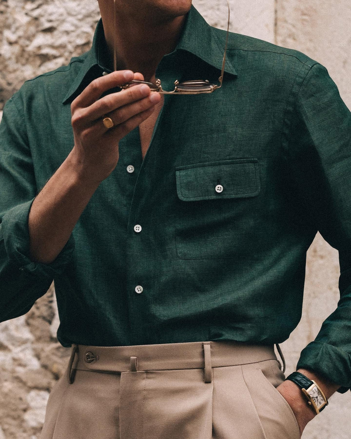 Old Money Linen Shirt