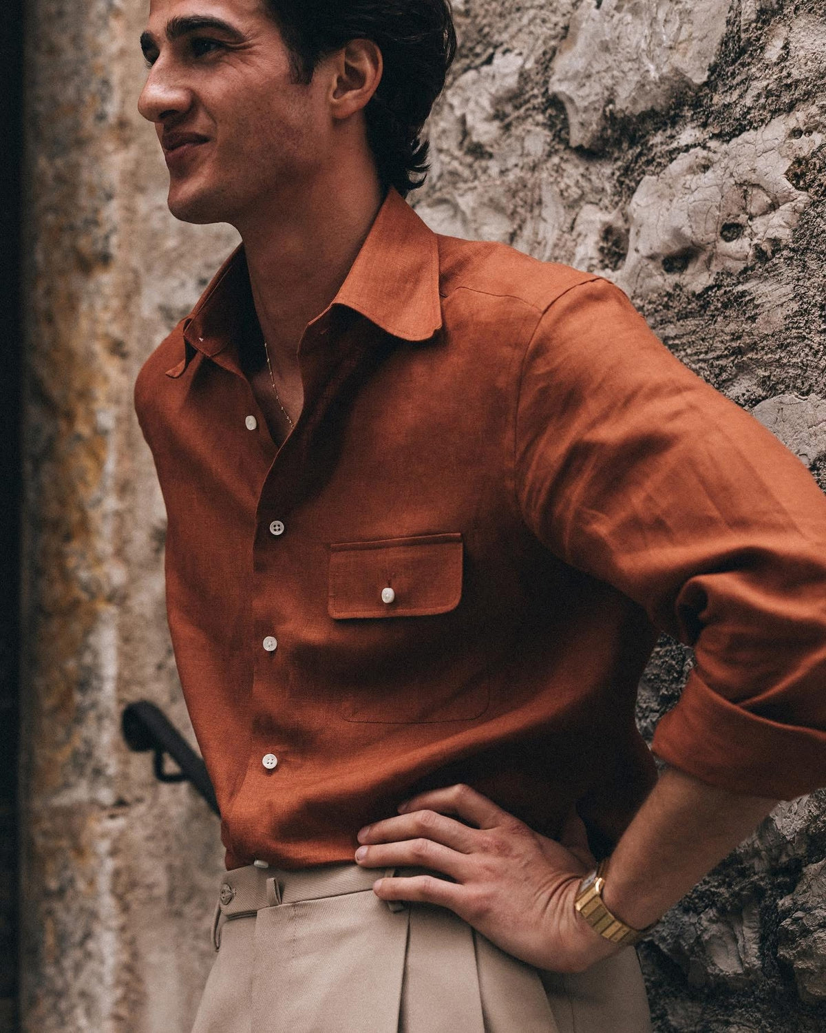 Old Money Linen Shirt