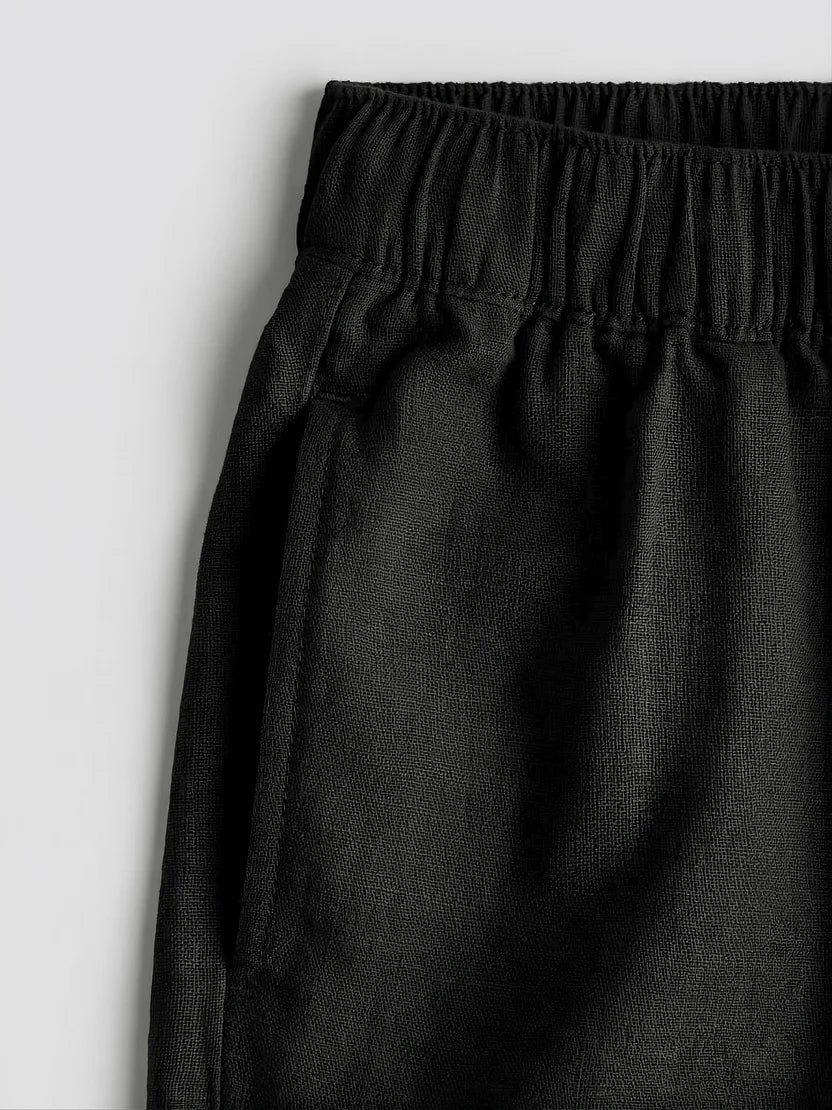 Linen Drawstring Unisex Shorts