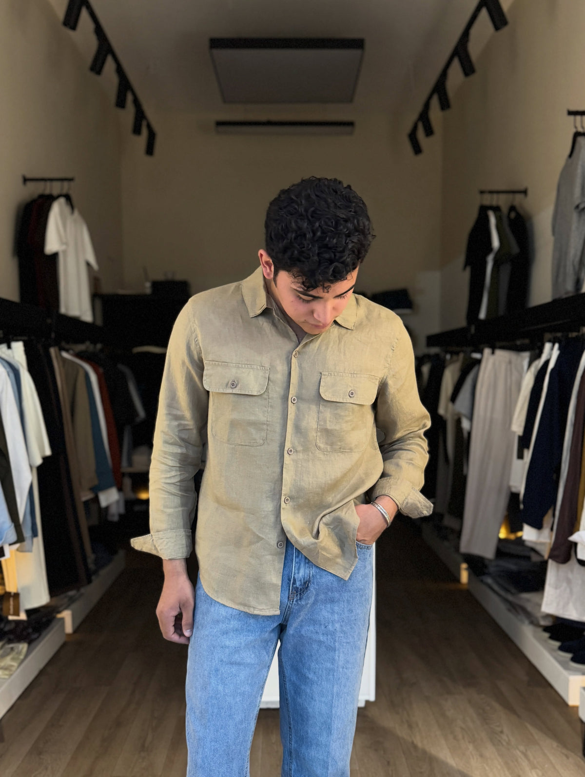 The Maverick Double Pocket Linen Shirt