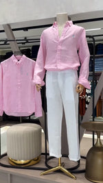 Richmond Signature Linen Set Pink & White