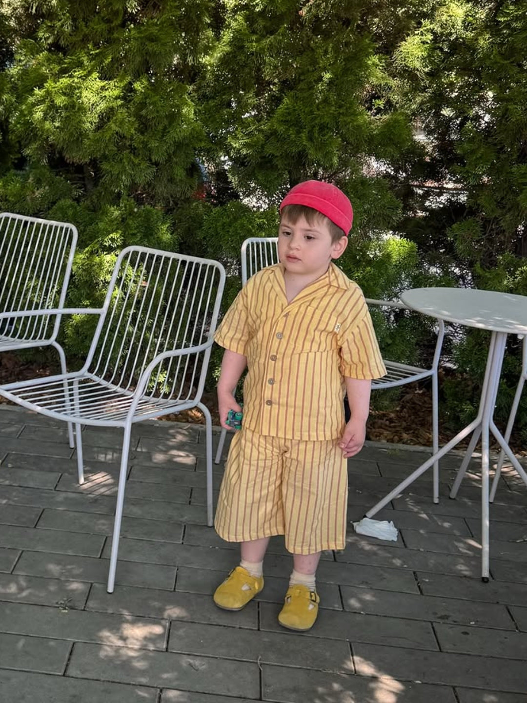 Sunshine Stripe Linen Set