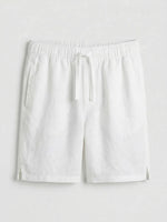 Linen Drawstring Unisex Shorts