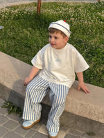 Cloud White Stripe Set
