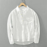 Linen Relaxed Fit Kurta Shirt