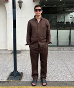 Men's Linen Top & Bottom Set