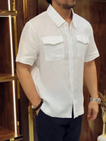 The Prestige Linen Safari Shirt