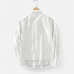 Linen Relaxed Stylish half-button Shirt