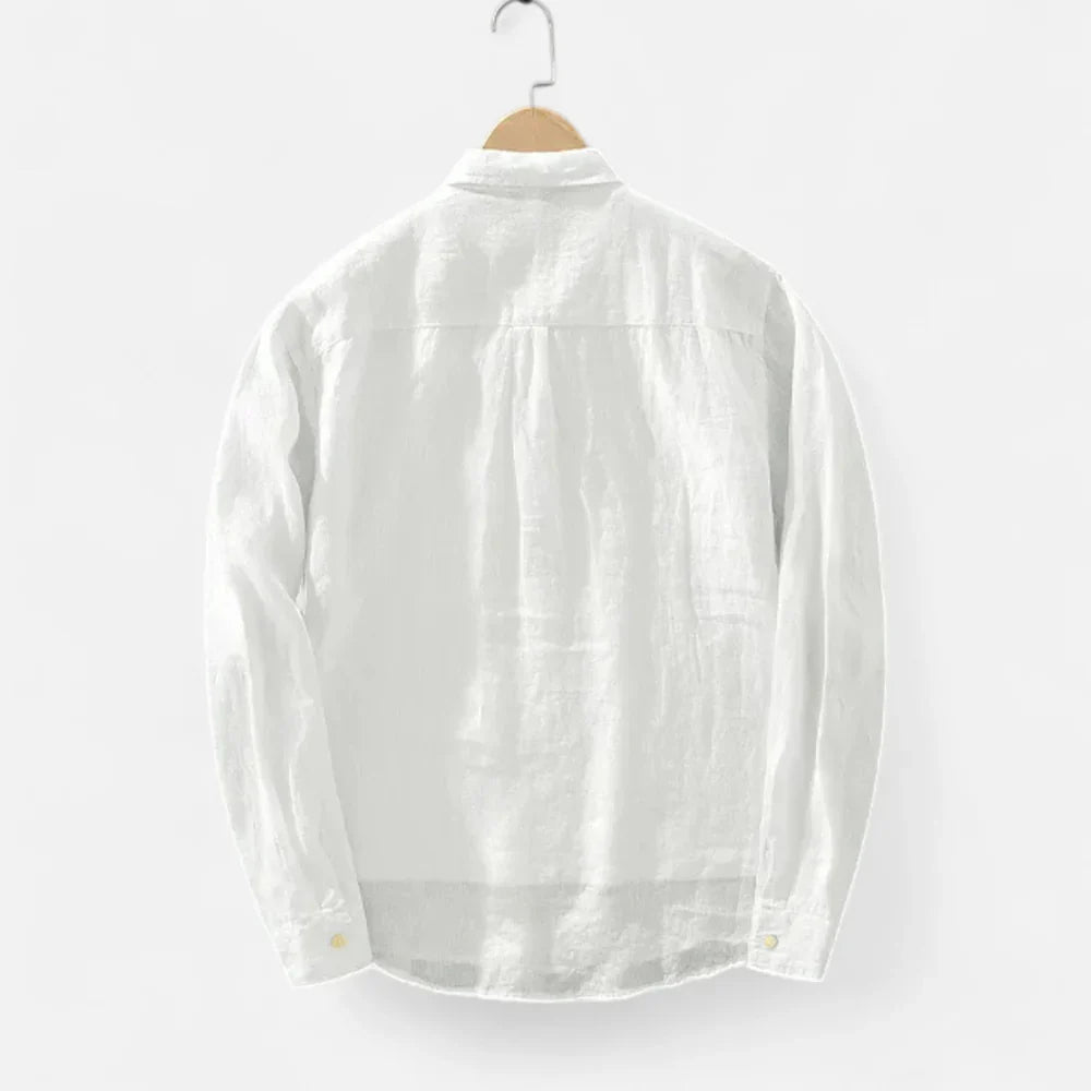 Linen Relaxed Fit Kurta Shirt