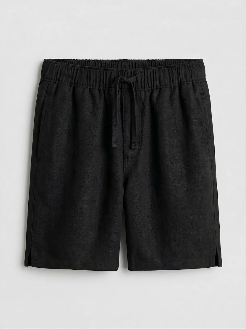 Linen Drawstring Unisex Shorts