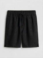 Linen Drawstring Unisex Shorts