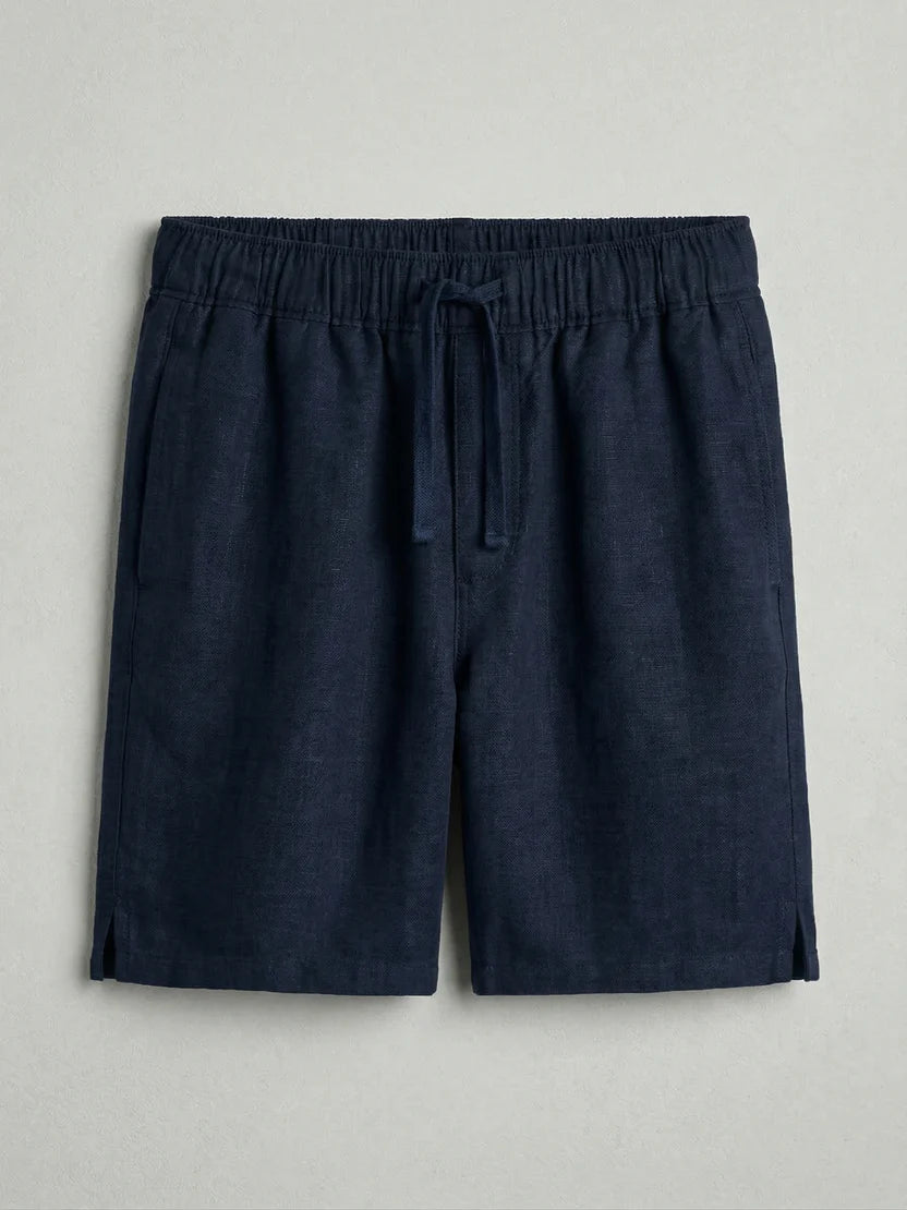 Linen Drawstring Unisex Shorts
