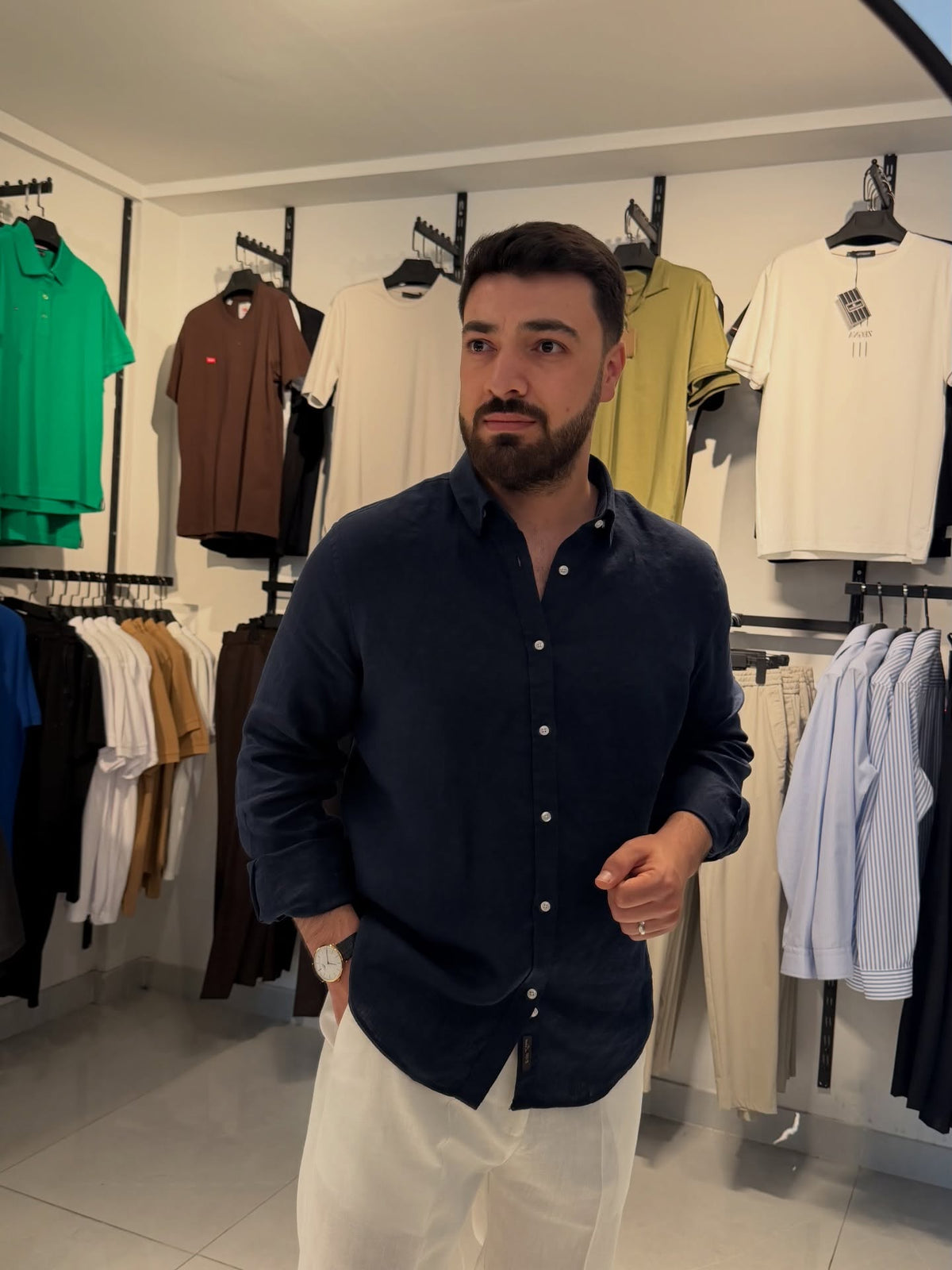 Verona Linen Classic Shirt
