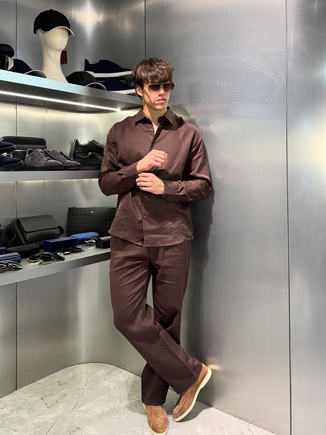 Royal Rich Linen Pair Brown