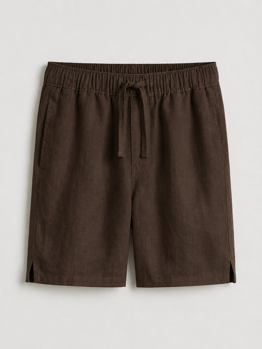 Linen Drawstring Unisex Shorts