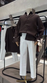 Richmond Signature Linen Set Brown & White