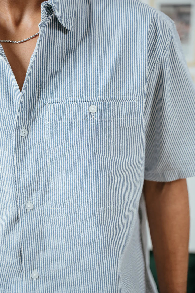 The Oversized Half Sleeve Linen Shirt