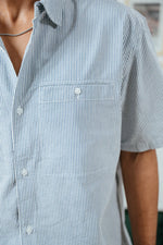 The Oversized Half Sleeve Linen Shirt