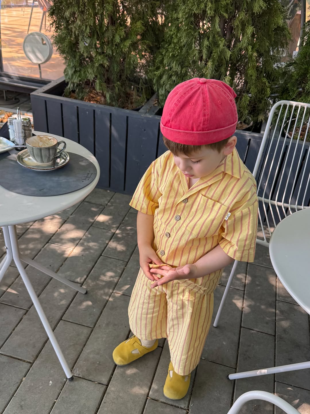 Sunshine Stripe Linen Set