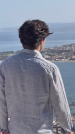 Coastal Stripe Linen Shirt
